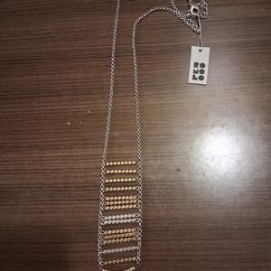 Molo Silver and Gold Chain Necklace